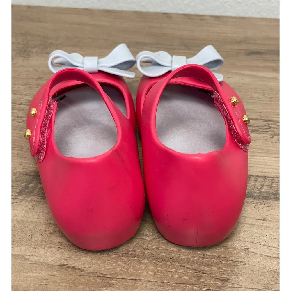 Mini Melissa Ultragirl Mary Jane Jelly Shoes Pink  Toddler sz‎ 7